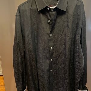 Mens Robert Graham black paisley  long sleeve never worn shirt